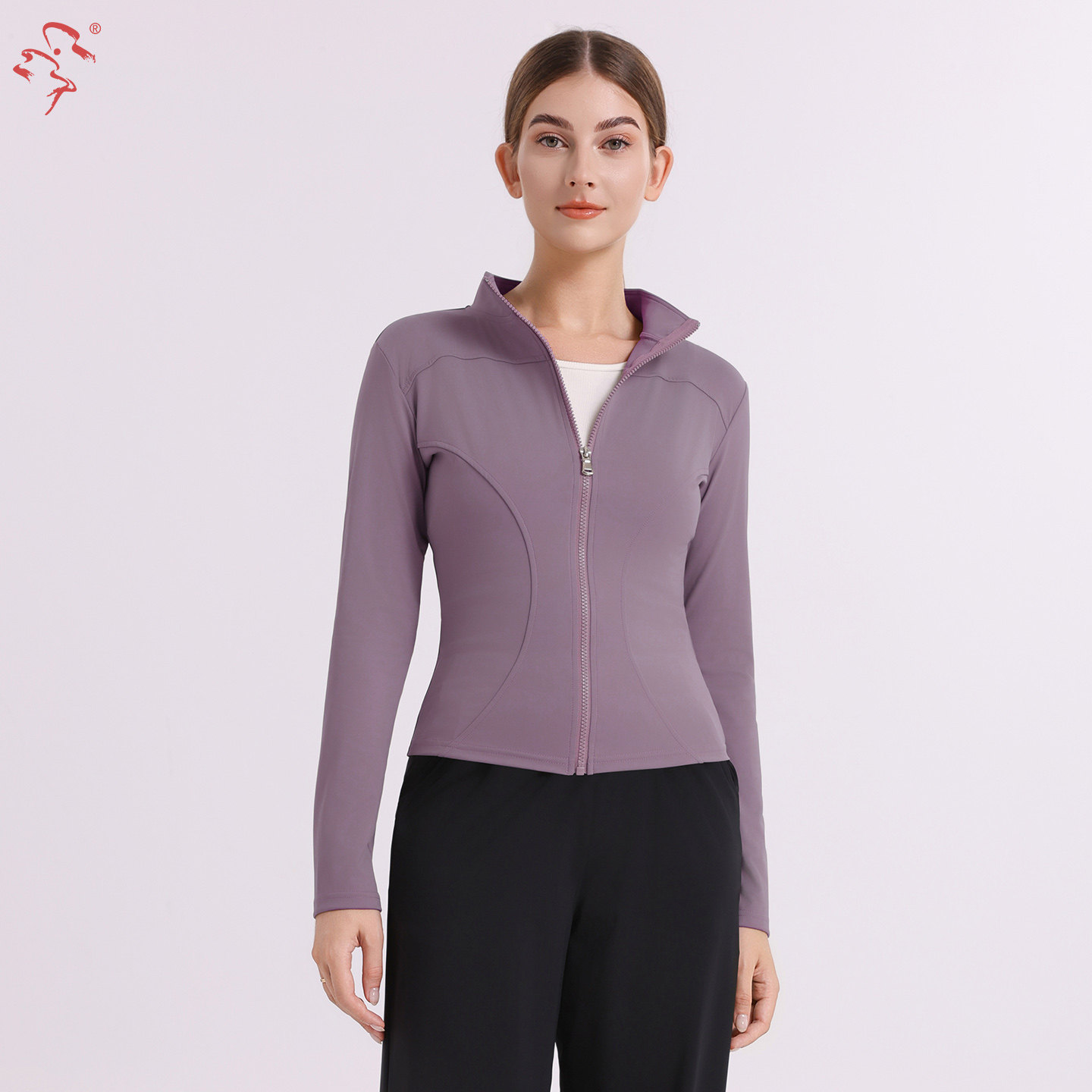 舞蹈鱼美人女装休闲立领拉链长袖休闲运动外套秋季新款上衣6458,运动服/休闲服装,运动茄克/外套,淘宝优惠券,粉丝福利购,淘宝优惠卷