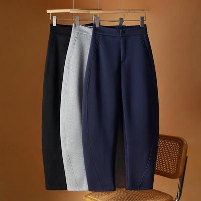 空气棉香蕉镰刀裤女哈伦弯刀裤潮