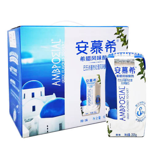 正品伊利安慕希酸奶205gX12整箱