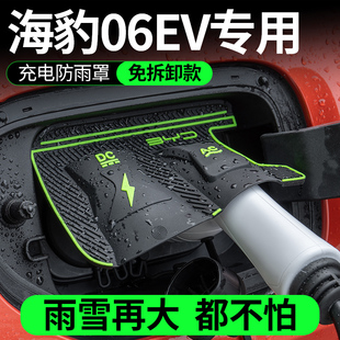 防塵防漏隱藏式 適用比亞迪海豹06EV專用充電槍防雨罩翻蓋式 保護(hù)蓋