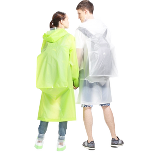 男女学生雨衣书包位徒步成人雨披儿童雨上学衣大童旅游带背包位