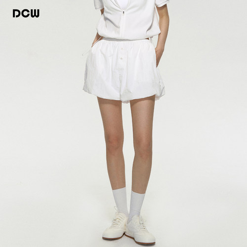 dcw宽松显瘦百搭健身运动短裙女