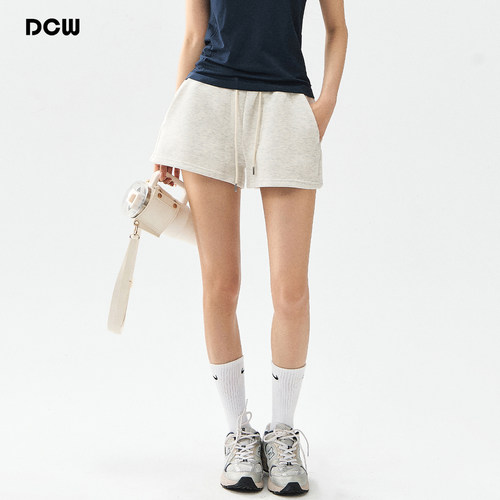 dcw抽绳宽松显瘦休闲运动短裤女