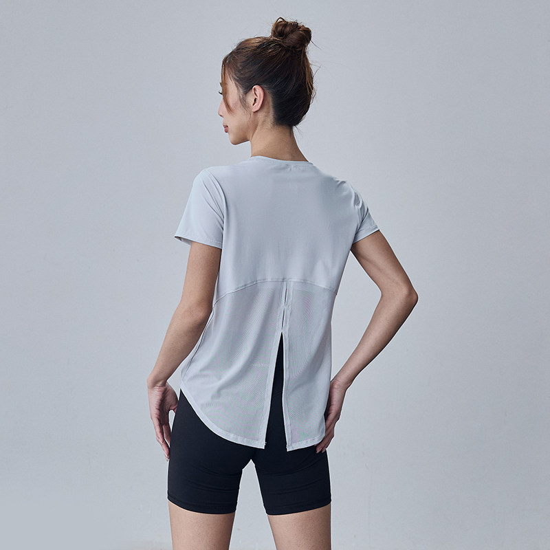 DCW运动T恤女外穿跑步训练宽松显瘦普拉提瑜伽短袖网纱罩衫健身衣,运动服/休闲服装,运动T恤,淘宝优惠券,粉丝福利购,淘宝优惠卷