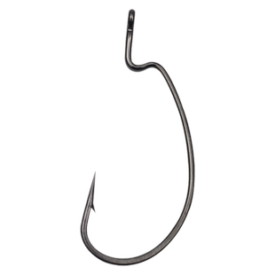 100枚曲柄钩 路亚德州钓组钩加强宽腹倒钓钩鳜鱼鲈鱼海钓散装鱼钩