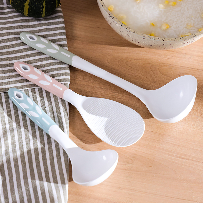 家用塑料加厚饭勺汤勺稀饭勺粥勺电饭锅米饭盛饭大号长短柄食品级