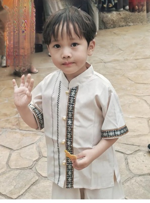 傣族服装男童少数民族云南西双版纳傣族服装泼水节儿童节演出服