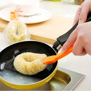 洗锅刷子长柄锅碗神器家用厨房用不沾油竹子擦懒人不伤锅除垢油污