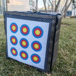 高分子纤维箭靶子 箭馆射箭训练靶 复合反曲弓射击靶