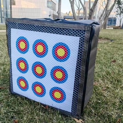 高分子纤维箭靶子 箭馆射箭训练靶 复合反曲弓射击靶