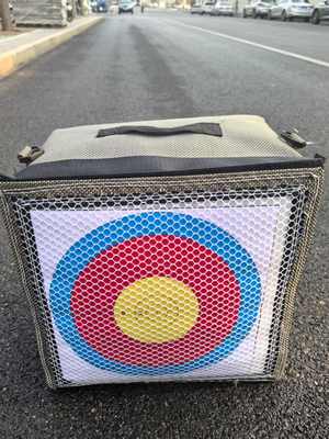 高分子纤维箭靶子 箭馆射箭训练靶 复合反曲弓射击靶