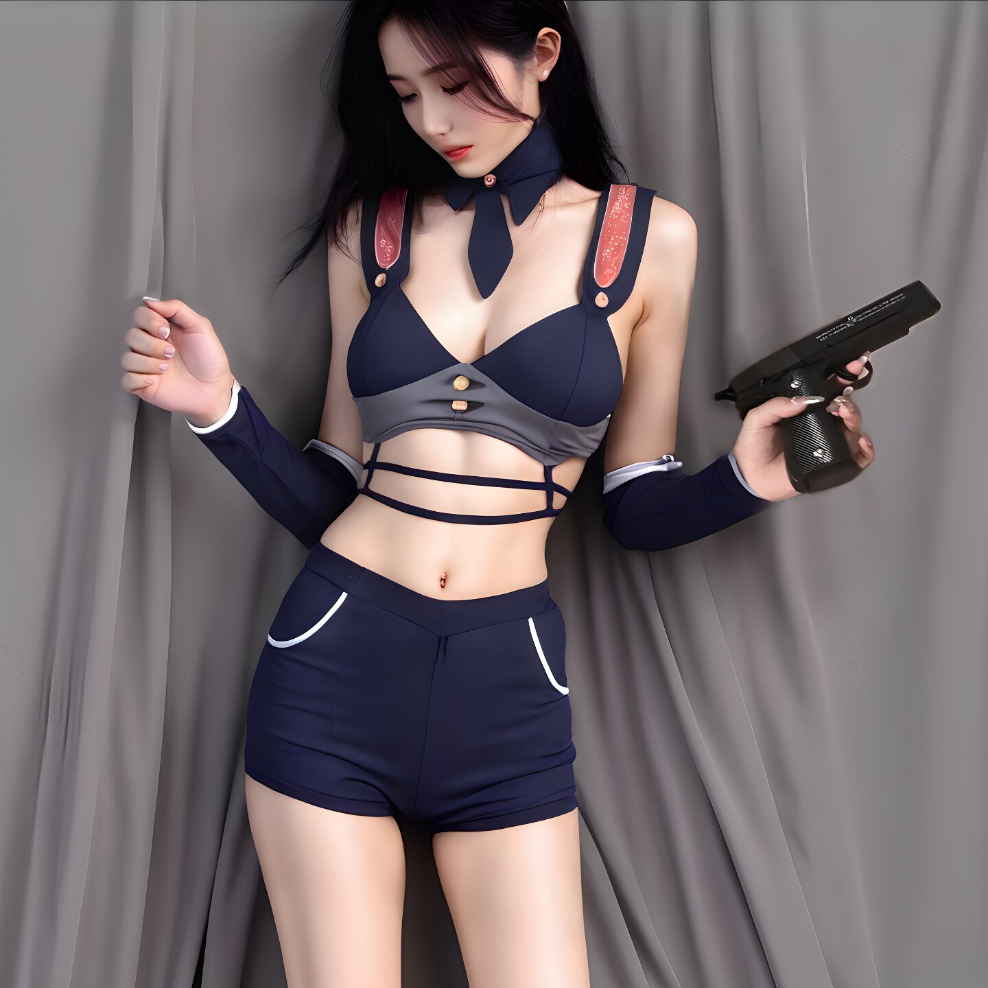 性感睡衣女情调诱惑兔子警官套装