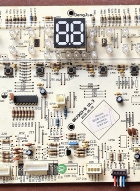 适用格力2P清新风美满如意柜机空调显示板30563076按键板D303F3