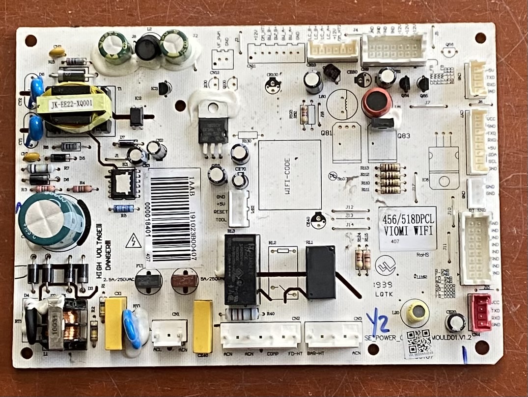 适用云米奥马TCL冰箱456/518DPCL电源板主板主控制板电脑板电路板