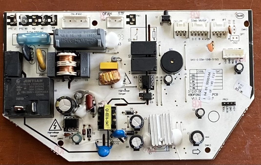 原装 扬子空调XBDP26G01M031.PCB 1.04.01.00001AA内机电脑板主板