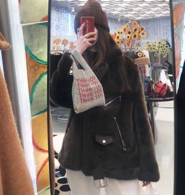 ins Ultra-fire portable Bag Diamond Rhinestone Banquet packages thank you Letter Handbagin the Leather/Lady bags/Men's bag, Ms. bags  category - from Buy2taobao.com to provide professional Taobao agent buy service