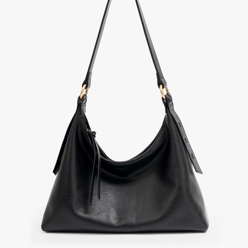 欧米OMI女包2025新款时尚百搭单肩斜挎包牛皮小众设计通勤手提包