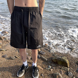 2025夏季新款！宽松直筒刺绣五分休闲裤809B-DK19-P50控68，男装休闲裤，星座809B（原星座805）