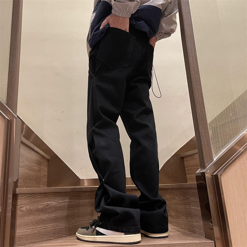 2025秋季新款！个性设计宽松直筒牛仔裤805-KZ83-P55控68,男装牛仔裤,星座809B（原星座805）