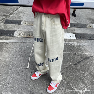 2025春季新款！帅气直筒印花牛仔裤 805-KZ32-P60 控78图片