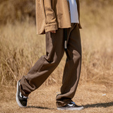 秋季新款!宽松直筒长裤阔腿纯色裤子805-KZ63-P48控68，男装休闲裤，星座809B（原星座805）