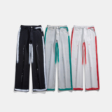 2025春季新款喷漆泼墨宽松直筒牛仔裤805-D19-P55控68，男装牛仔裤，星座809B（原星座805）