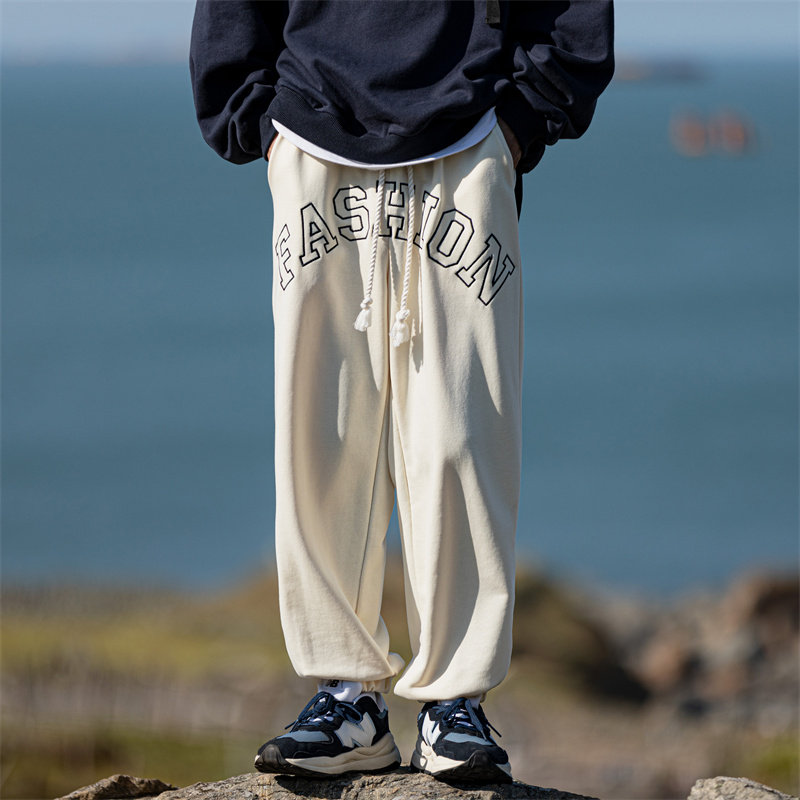 2025秋季新款！宽松阔腿休闲裤缩脚裤子805-KZ66-P60控78，男装休闲裤，星座809B（原星座805）