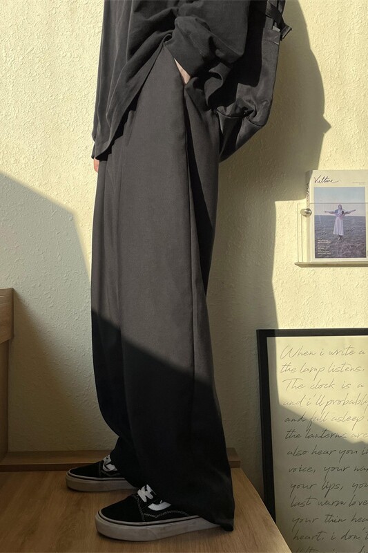 2025春季新款！宽松阔腿休闲裤直通西裤805-T56-P60控78,男装西裤,星座809B（原星座805）