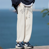 2025秋季新款！宽松阔腿休闲裤缩脚裤子805-KZ66-P60控78，男装休闲裤，星座809B（原星座805）