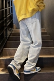 2025秋季新款！宽松直筒牛仔裤纯色裤子805-KZ105-P48控68，男装牛仔裤，星座809B（原星座805）