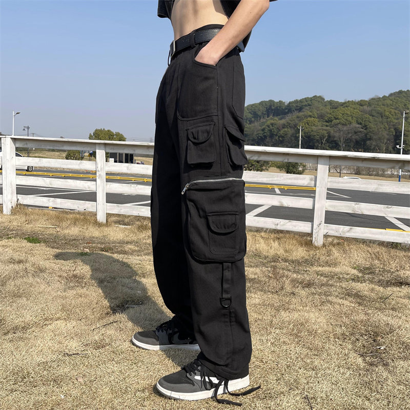 2025春季新款！宽松直筒阔腿工装长裤809B-D83-P70控98,男装工装外套,星座809B（原星座805）