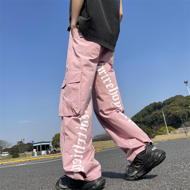 2025春季新款！宽松直筒休闲工装裤809B-D80-P65控88,男装工装外套,星座809B（原星座805）