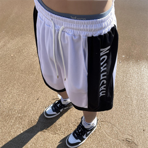 2025夏季新款！ 宽松直筒拼色休闲运动裤 809B-DK16-P35 控48，女装休闲裤，星座809B（原星座805）