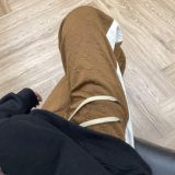 2025秋季新款！宽松直筒拼接个性休闲裤805-KZ108-P60控78，男装休闲裤，星座809B（原星座805）