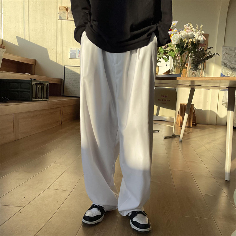 2025春季新款！宽松阔腿休闲裤直通西裤805-T56-P60控78，男装西裤，星座809B（原星座805）