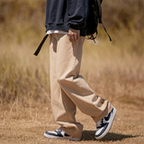 秋季新款!宽松直筒长裤阔腿纯色裤子805-KZ63-P48控68，男装休闲裤，星座809B（原星座805）