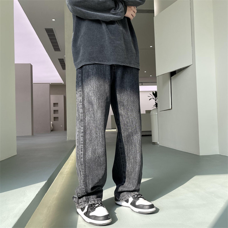 2025春季新款百搭宽松直筒牛仔裤805-D29-P55控68,男装牛仔裤,星座809B（原星座805）
