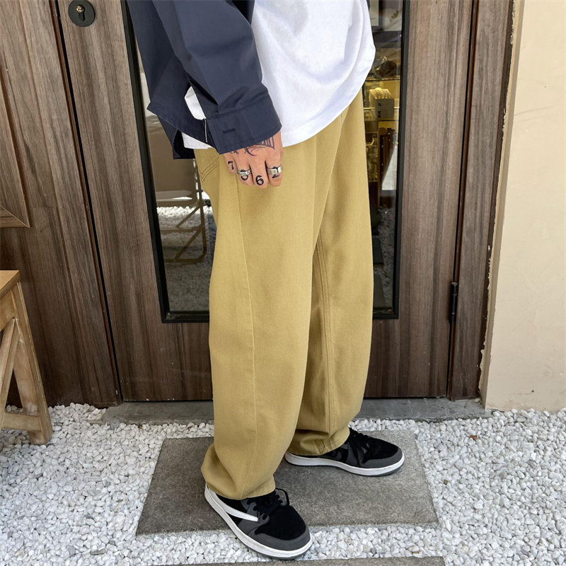 秋季新款！宽松直筒牛仔裤帅气多色裤子805-KZ05-P48控68,男装牛仔裤,星座809B（原星座805）