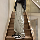 2025秋季新款！个性设计宽松直筒牛仔裤805-KZ83-P55控68，男装牛仔裤，星座809B（原星座805）