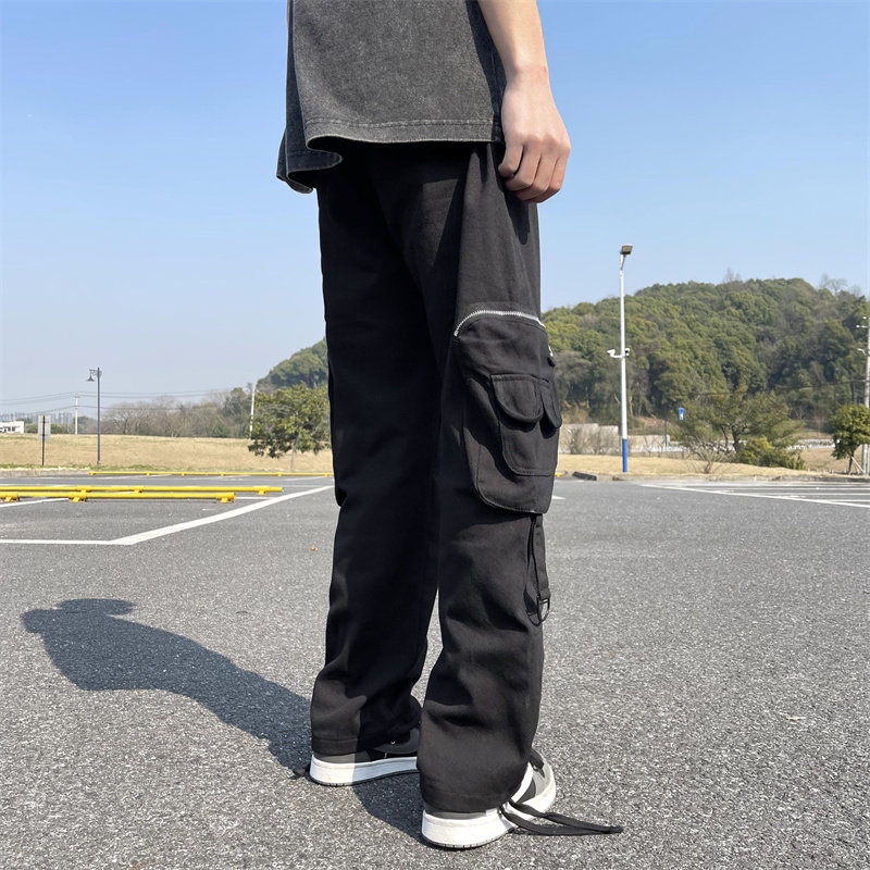 2025春季新款！宽松直筒阔腿工装长裤809B-D83-P70控98,男装工装外套,星座809B（原星座805）