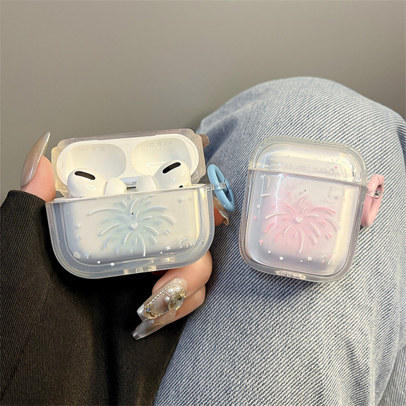 ins简约渲染烟花适用airpods pro保护套2代3代苹果蓝牙无线耳机壳,3C数码配件,耳机保护套,淘宝优惠券,粉丝福利购,淘宝优惠卷