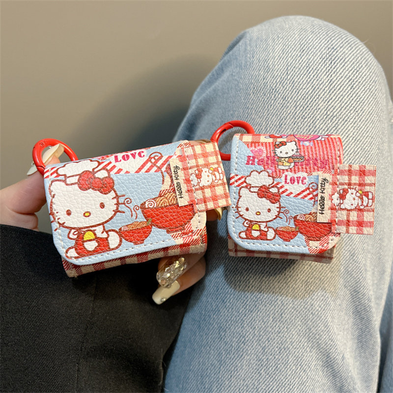 ins趣味卡通面条猫咪适用airpods4保护套苹果Pro2代蓝牙3代耳机壳