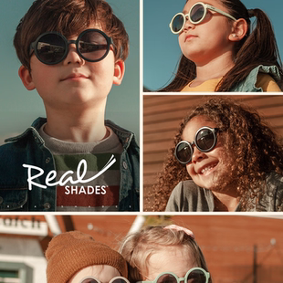 REAL SHADES美国儿童墨镜经典复古男女童防紫外线婴儿太阳镜