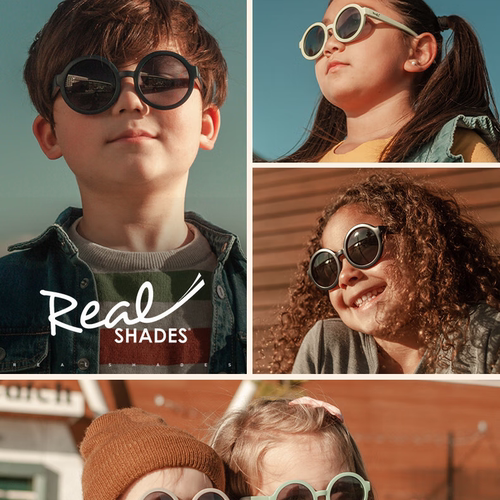 REAL SHADES美国儿童墨镜经典复古男女童防紫外线婴儿太阳镜