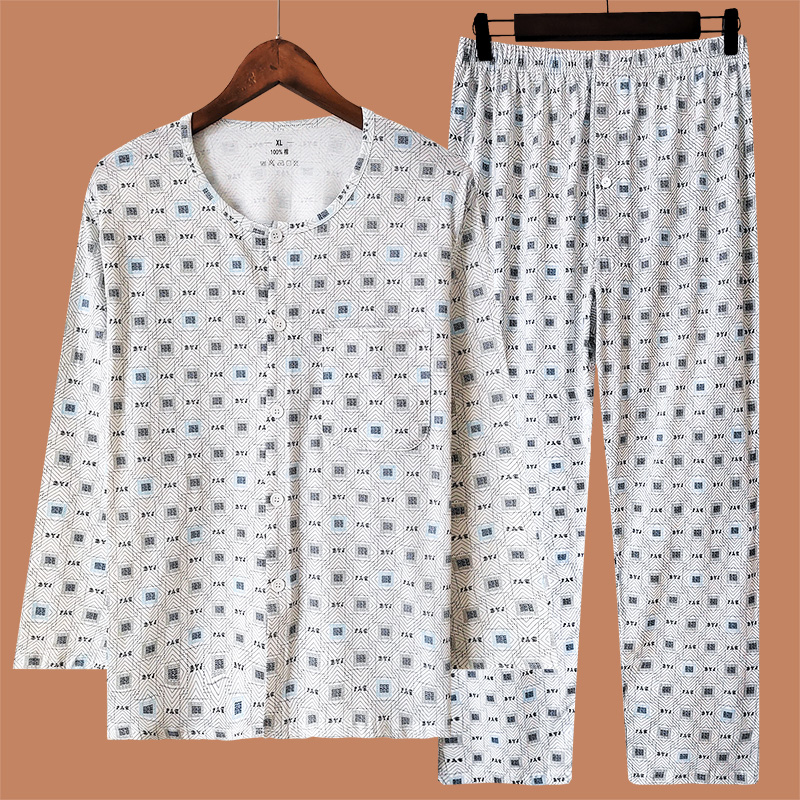 纯棉家居服套装细纱密织更舒适