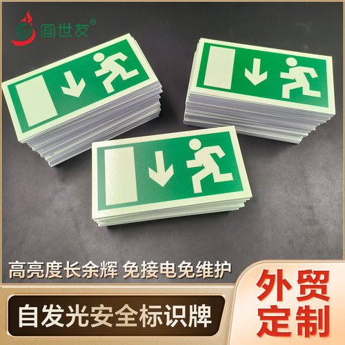 紧急疏散安全出口指示牌