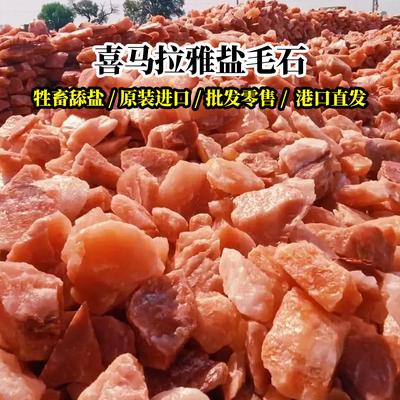巴基斯坦舔盐舔砖喜马拉雅盐块盐石马牛羊鼠用饲料营养天然矿物质