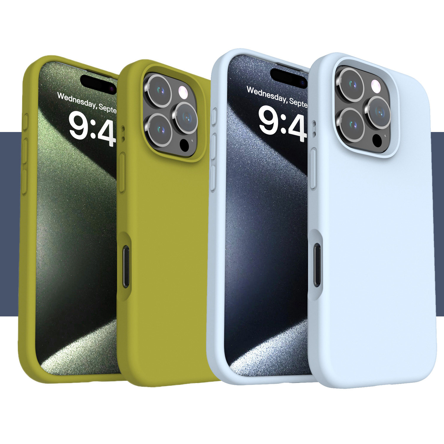 简约纯色液态硅胶壳适用苹果17pro手机壳iPhone15大孔16软14Promax防摔13保护套