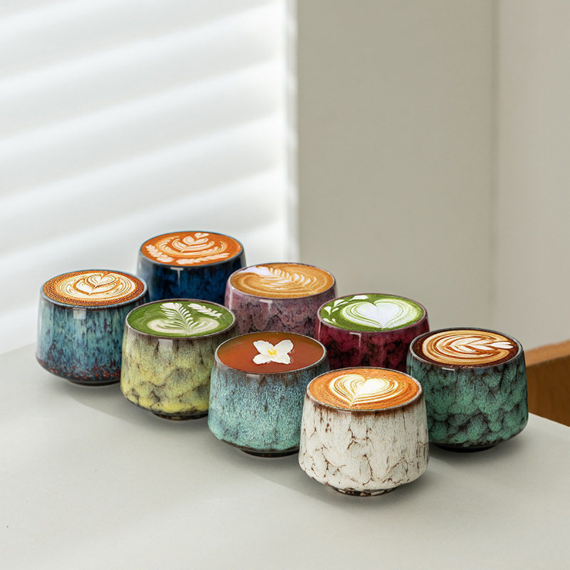 沙特拉花咖啡杯办公家用澳白杯卡布奇诺陶瓷窑变摩卡浓缩陶瓷杯子,餐饮具,咖啡杯,淘宝优惠券,粉丝福利购,淘宝优惠卷