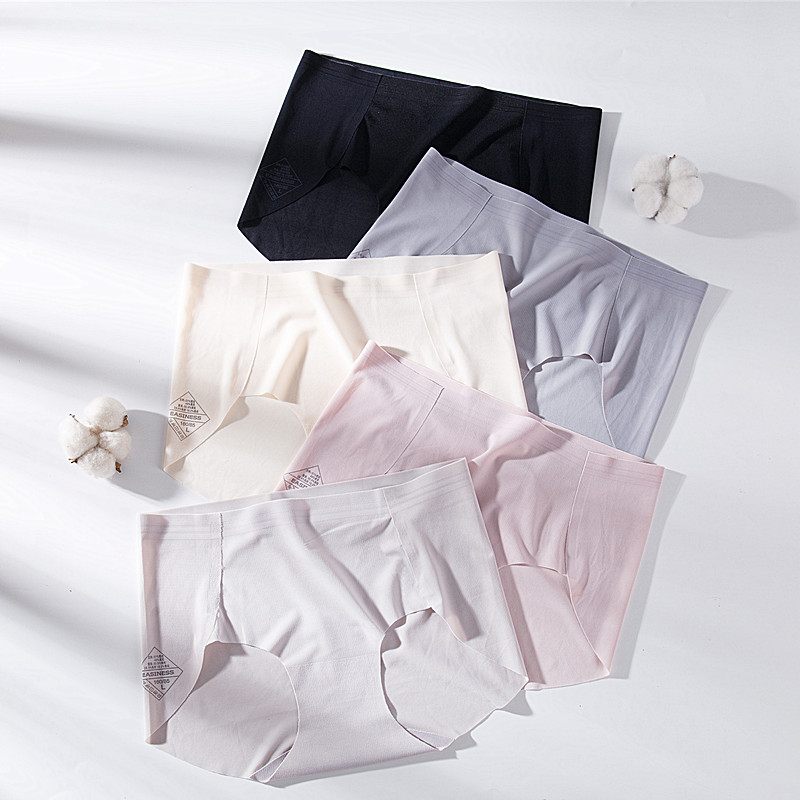速干抗菌性感大码中腰透明内裤头